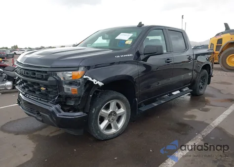 2022 Chevrolet Silverado 1500 2Wd Short Bed Custom from USA, damaged, VIN 3GCPABEK1NG541255